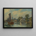 Delft Painting - Albert Lebourg — framed artwork on a wall