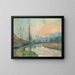 Hondouville sur Iton - Albert Lebourg — quadro incorniciato alla parete