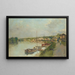 La Seine à Bas-Meudon - Albert Lebourg — gerahmtes Bild an der Wand