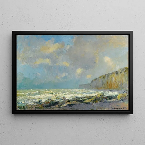 Mer montante Veulettes - Albert Lebourg — quadro incorniciato alla parete