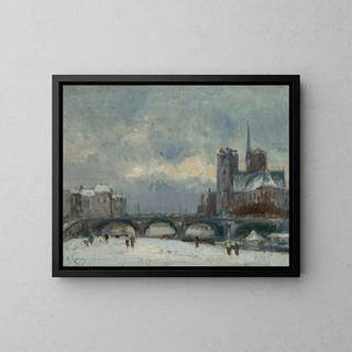Albert Lebourg - Paris NotreDame neige.webp