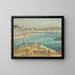 Audierne und die Fässer - Albert Marquet — gerahmtes Bild an der Wand