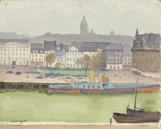 Albert Marquet - Boulogne sur mer le port et la ville.webp