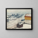 Die Gare Montparnasse unter Schnee - Albert Marquet — gerahmtes Bild an der Wand