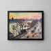Parigi, Quai du Louvre, Sole d'inverno - Albert Marquet — quadro incorniciato alla parete