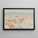 Strand von Les Sables-d'Olonne - Albert Marquet — gerahmtes Bild an der Wand