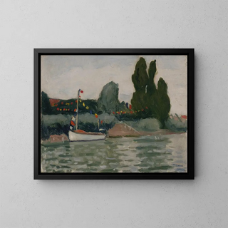 Albert Marquet - Poissy bateau pavois.webp