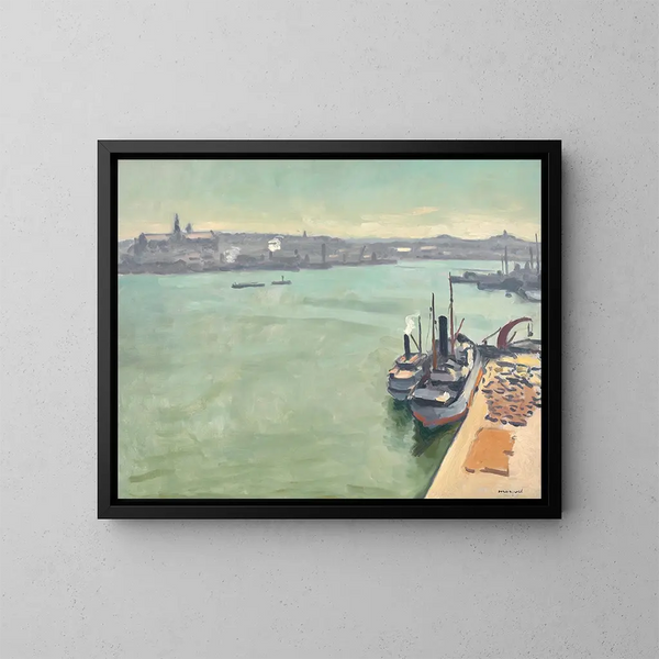 Sonne von Stockholm - Albert Marquet — gerahmtes Bild an der Wand