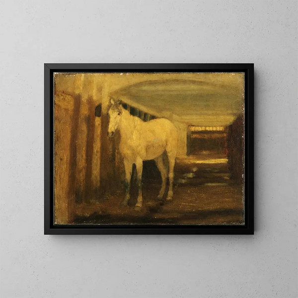 Le Cheval blanc - Albert Pinkham Ryder — quadro incorniciato alla parete