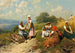 Stunning summer landscape painting in the pre-Alpine foothills - Albert Ritzberger — artwork view
