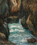 in the Gorges of Partnach near Partenkirchen - Albert Wenk — artwork view