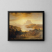 Lac de Lugano - Albert Zimmermann — gerahmtes Bild an der Wand