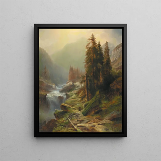 Albert Zimmermann - Large Mountain Landscape.webp
