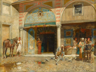 Alberto Pasini - Outside the Mosque.webp