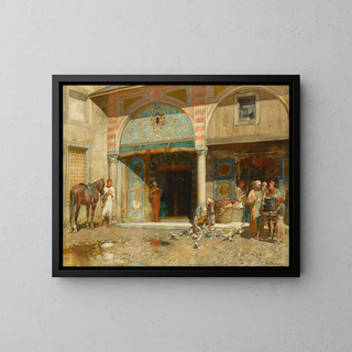 Alberto Pasini - Outside the Mosque.webp