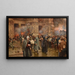 La Tragédie di Reims - Alberto Pisa — quadro incorniciato alla parete