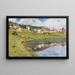 Ansicht des Sees von Saint-Moritz - Alberto Rossi — gerahmtes Bild an der Wand