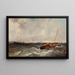Tirant le filet - Albertus van Beest — gerahmtes Bild an der Wand