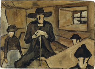 Albin Egger Lienz - Die Familie Studie.webp