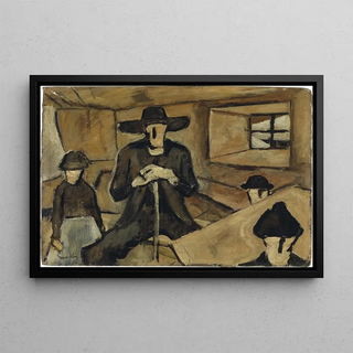 Albin Egger Lienz - Die Familie Studie.webp