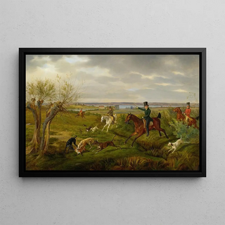 Albrecht Adam - Count Halm On His Basedow Estate With Seedorf Manor And The Malachinersee In The Distance.webp