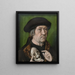 Self-portrait - Albrecht Bouts — framed artwork on a wall