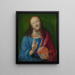Salvatore del mondo - Albrecht Dürer — quadro incorniciato alla parete