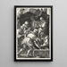 Die Grablegung - Albrecht Dürer — gerahmtes Bild an der Wand
