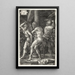 Die Flagellation - Albrecht Dürer — gerahmtes Bild an der Wand
