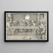 La Cène - Albrecht Dürer — quadro incorniciato alla parete