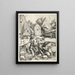 Il figlio prodigo - Albrecht Dürer — quadro incorniciato alla parete
