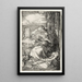 Die Jungfrau und das Kind mit der Birne - Albrecht Dürer — gerahmtes Bild an der Wand
