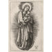 Riproduzione del dipinto La Vierge avec bandeau sur la Lune croissante - Albrecht Dürer
