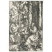 Riproduzione del dipinto La visita di Sant'Antonio a San Paolo l'Ermita - Albrecht Dürer