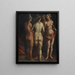 Venere e le Tre Grazie - Albrecht Dürer — quadro incorniciato alla parete