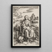 La Vierge et l'Enfant avec le singe - Albrecht Dürer — quadro incorniciato alla parete