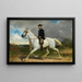 Ritratto equestre - Albrecht Grueber — quadro incorniciato alla parete