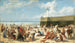 Sommerszene am Strand - Alcide Théophile Robaudi — Ansicht des Kunstwerks