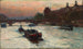Abend am Seine-Ufer Studie - Aleksander Gierymski — Ansicht des Kunstwerks