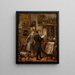 Im Atelier des Malers - Aleksander Gierymski — gerahmtes Bild an der Wand