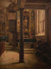 Innenansicht der Kirche Saint-Wolfgang in Rothenburg - Aleksander Gierymski — Ansicht des Kunstwerks