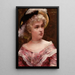 Dame rococo - Aleksander Gierymski — gerahmtes Bild an der Wand