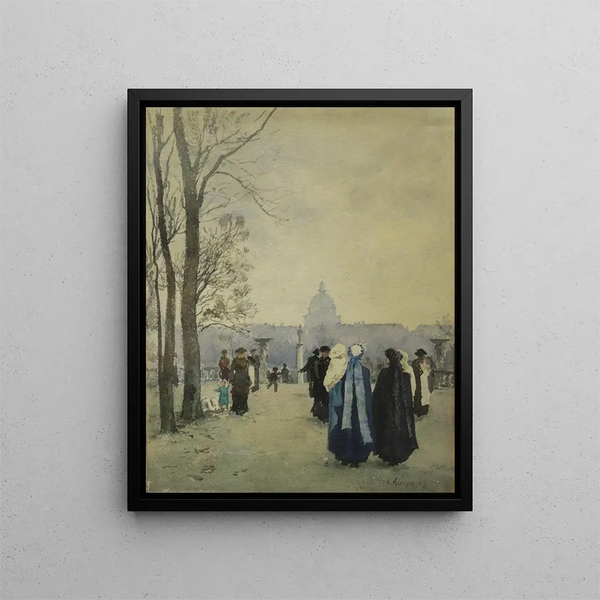 Aleksander Gierymski - Stroll in the park.webp