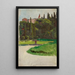 Reproduktion des Gemäldes Skizze der Villa d'Este in Tivoli - Aleksander Gierymski