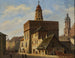 Antico municipio sulla piazza Wolnica a Kazimierz, Cracovia - Aleksander Gryglewski — vista dell’opera