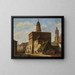 Antico municipio sulla piazza Wolnica a Kazimierz, Cracovia - Aleksander Gryglewski — quadro incorniciato alla parete