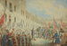 L'imperatore nell'istituzione per i poveri e gli orfani a Drogovi - Aleksander Raczyski — vista dell’opera