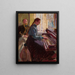 Au piano - Aleksy Nowakowski — gerahmtes Bild an der Wand
