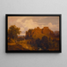 Landschaft Blick auf Ardea - Alessandro Castelli — gerahmtes Bild an der Wand