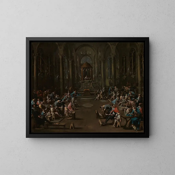 La Sinagoga - Alessandro Magnasco — quadro incorniciato alla parete
